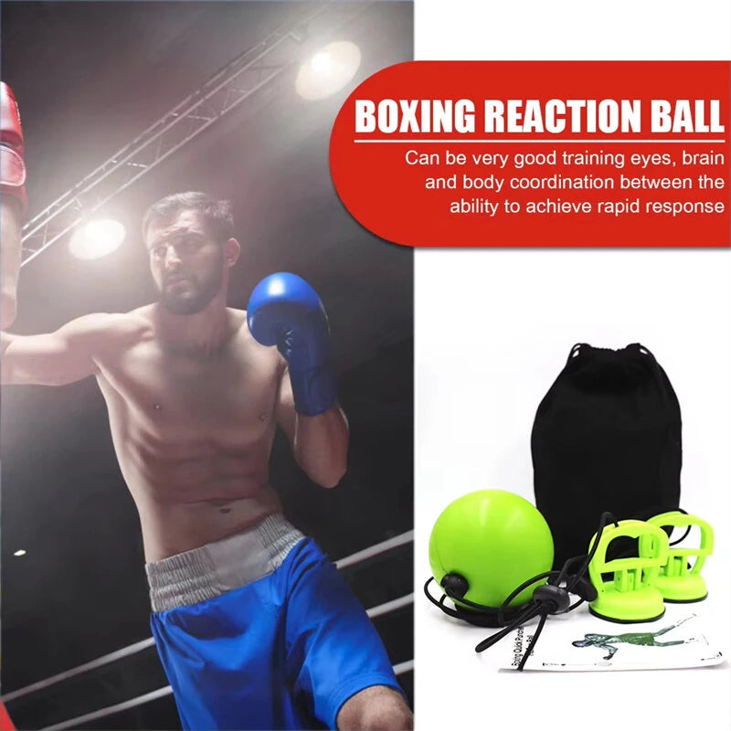 KALOAD Adjustable Boxing Training Rebound Ball Hand Eye Reaction Training Punch Ball Fitness Equipment