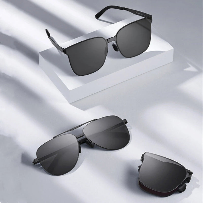 XIAOMI Mijia Thin Foldable Polarized Sunglasses UV400 Protection HD Lightweight Sun Glasses for Outdoor Driving Fishing Travel