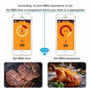 Wireless Smart BBQ Thermometer Bluetooth Probe with Phone App Display Baking Steaming Food Temperature Oven Temperature Kitchen Electric Thermometer Wireless Passive Oven Kitchen Electric High Temperature Probe
