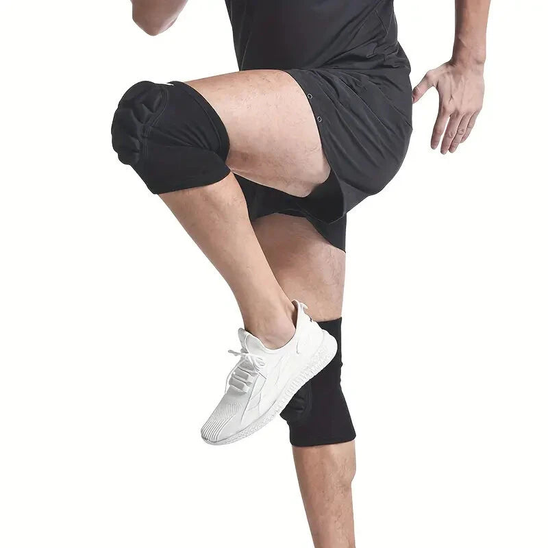 AOLIKES 1 Pair Anti-collision Anti-slip Knee Pads Thick EVA Foam Knee Pads for Volleyball Football Dance Sport