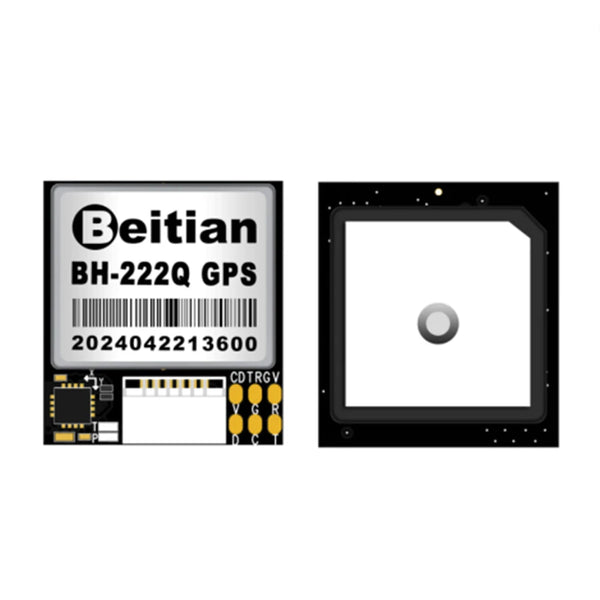 Beitian BH-222Q GPS Module With QMC5883 Compass NMEA UBX Dual Protocol for FPV Return Rescue Racing Drone RC Airplane Compatible F4 F7 H7 Flight Controller