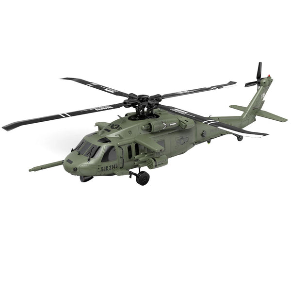 Eachine E200S UH-60 2.4G 6CH 3D 6-Axis Gyro Dual Brushless Motor 1:47 Scale Flybarless RC Helicopter BNF / RTF