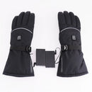 Electric Heated Gloves Winter Skiing Heated Gloves Warm Waterproof Rechargeable Heating Thermal Gloves For Snowmobile Outdoor