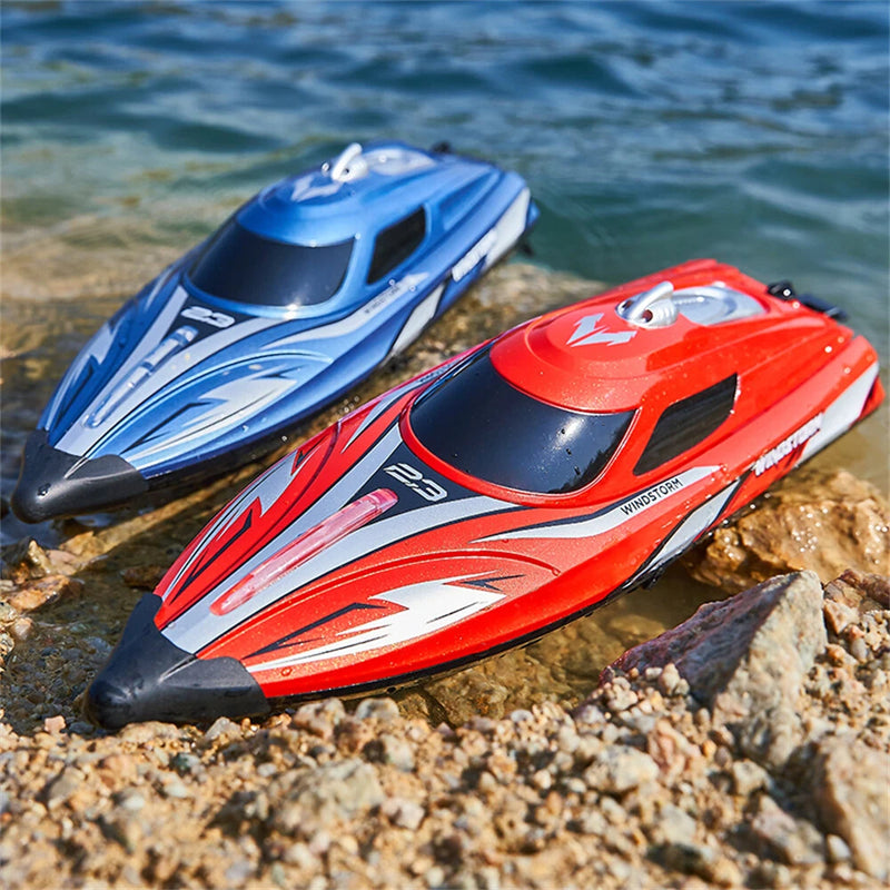 HJ823 2.4G RC Boat High Speed  25KM/h Speedboat Waterproof RTR Vehicle Models for Children Toys