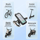 XANES 7-inch Bicycle Phone Holder Support TPU Touch Screen Waterproof Universal Bike GPS 360 Swivel Adjustable Motorcycle Cellphone Holder