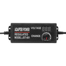 Universal AC to DC Adapter 48W Adjustable Voltage 3-24V 3A with LCD Display 14 Tips Polarity Converter Best for Household Electronics Top Rated Power Supply