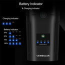 NEWBOLER Smart Bike Headlight 6000 Lumens Big Floodlight 10000mAh Battery Power Bank Waterproof Auto-light adjustment Front Light for MTB Road Cycling