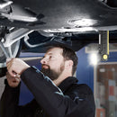 Powerful Dual Light Source Flashlight Handheld Folding Lamp Camping Working Torch USB Charging Digital Display with Magnet Car Inspection Outdoor Red Warning Flash Light