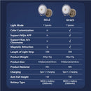 Nextool 2 in 1 Outdoor Camping Lights 7 Lighting Modes 12 Meters 20S Recovery Curly Camping Fairy Lights, IP67 Waterproof, Usb Charge, With Music And APP Smart Control RGB Ambient Light Strip For Tent, Camping, Garden, Interior Decoration