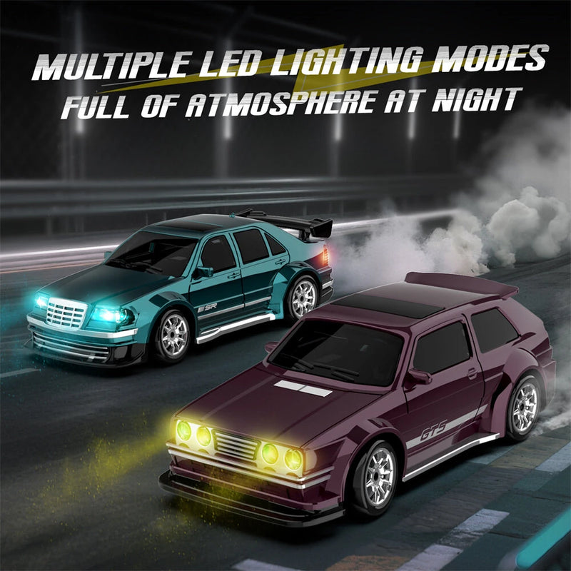 Fayee FQD17 FQD19 RTR 1/43 2.4G 4WD Drift RC Car Gyro Full Proportional Controllable LED Light Mini Race High Speed On-Road Racing Remote Control Vehicles Models Boys Gifts Toys
