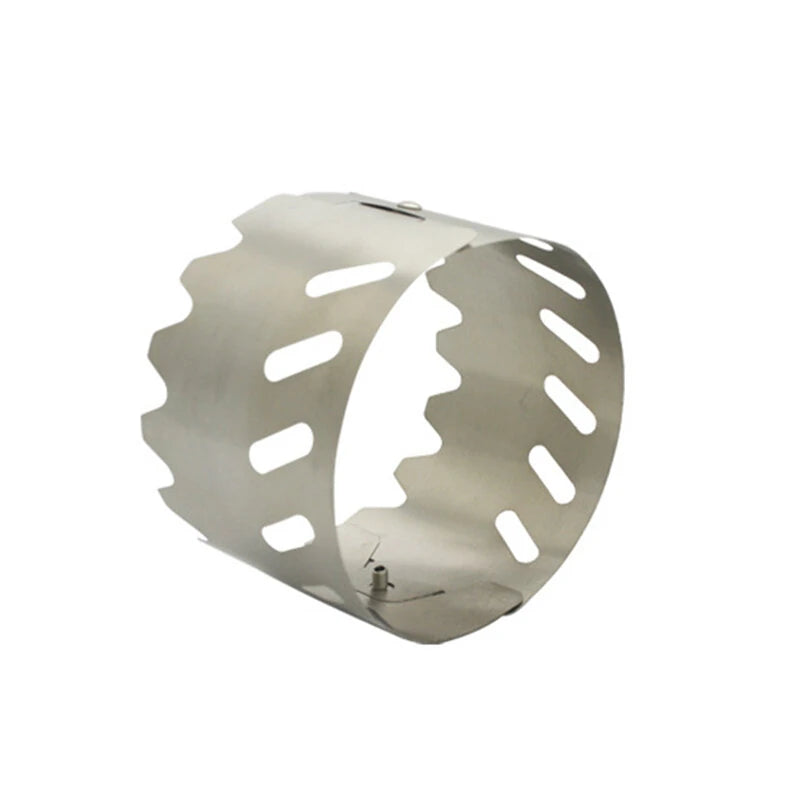 IPRee Portable Titanium Gas Stove Wind Shield Ultralight Alcohol Stove Windscreen Holder Windshield for Outdoor Camping Hiking