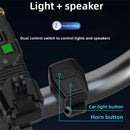 BIKIGHT B4 120dB Tweeter Anti-Fog Bicycle Headlight Smart Light Sensing Digital Display Wireless Remote Control Bike Light for Night Cycling