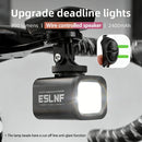 ESLNF Bicycle Light Electric Horn Remote Control 800 High Lumes Mountable 2400mAh Rechargeable Waterproof Road MTB Headlight