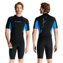 DIVE&SAIL Shorty Warm Wetsuit 1.5mm Neoprene Back Zip UPF50+ Sun Protection Soft Skin-Friendly Breathable Quick Dry Diving Suit for Snorkeling Surfing Kayaking Swimming