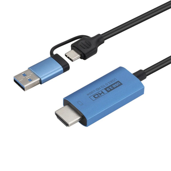 Type-C to HDMI Converter USB-C to HDMI Extension Conversion Core Line for External Graphics Card Mobile Phone Computer