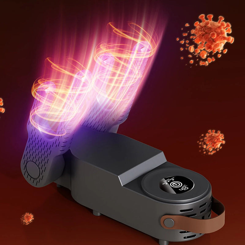 Tevorex Retractable Shoe Dryer Household Folding Timing Shoe Dryer Smart Touch Screen Automatic Hot Air To Remove Odor Shoe Drye