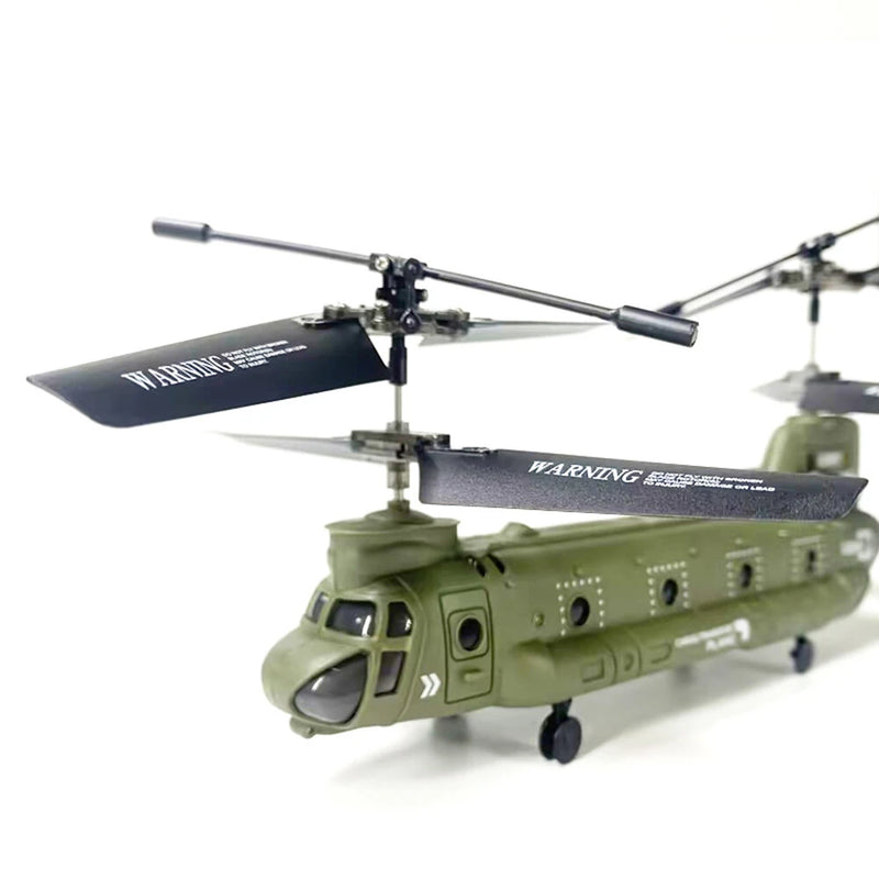 SYMA S026H 2.4G 3CH Dual Propellers Fixed Height Simulation Remote Control Model Helicopter Military Transport RC Helicopter