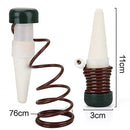 4Pcs Vacation Plant Waterer Ceramic Self Watering Spikes Automatic Plant Drip Irrigation Water Stake For Garden Vegetable Garden Drip Watering System