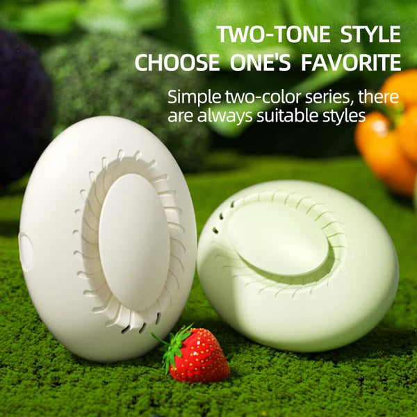 Household Refrigerator Deodorizing Sterilizing Air Purifier 18650mAh 3 Mode Adjustment Intelligent Ozone Deodorizer Fresh-Keeping Sterilization Deodorizer