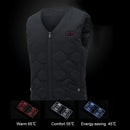 TENGOO HV-20 Uniex Smart Electric Heated Vest, 20 Heating Areas, Washable, USB & DC Rechargeable,  Winter Soft Thermal Outdoor Inner Warm Jacket