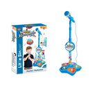 Super Cool 5-light Microphone with Stand Karaoke Songs Musical Instrument Kids Toys