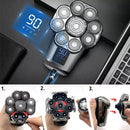 5 in 1 Electric Shaver Men's Grooming Kit Cordless Bald Shaver Wet and Dry Smart Multifunctional Electric Bald Head Shaver Washable Shaver