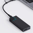 Hagibis XL-UD1101 USB 4.0 40Gbps M.2 NVMe SSD Enclosure Compatible with Thunderbolt 4/3 USB 3.2/3.1/3.0 ASM2464 Built-in Cooling Fan External Hard Drive Case