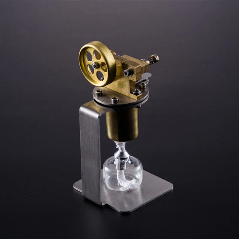 STARPOWER QX-M-ZQJ-06 Mini Copper Boiler Steam Engine Stirling Engine Model Physics Experiment Science Discovery Production Invention Gift Collection Toys