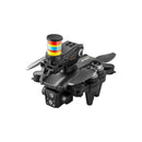 XKJ K22 MAX One-Key Launch Flying Disk WiFi FPV with HD Dual Camera Servo Gimbal Colorful LED Light Brushless Foldable RC Drone Quadcopter RTF