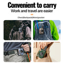 2Pcs AIRITON AI-168 Mini Walkie Talkie 5000mAh Rechargeable Battery Type-C Fast Charging FRS/PMR Long Range Portable Outdoor Communication Two-way Radio