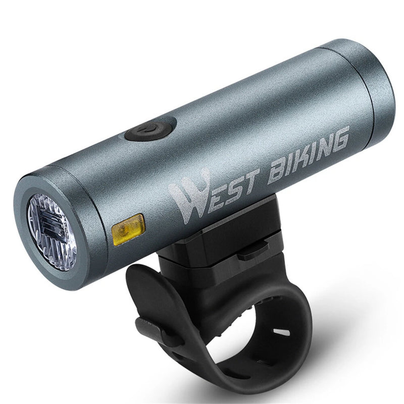 WEST BIKING 500LM 85 Floodlight Bicycle Front Light 5000mAh USB Rechargeable 200m Long-range Cycling Headlight Aluminium Alloy Bike Lamp