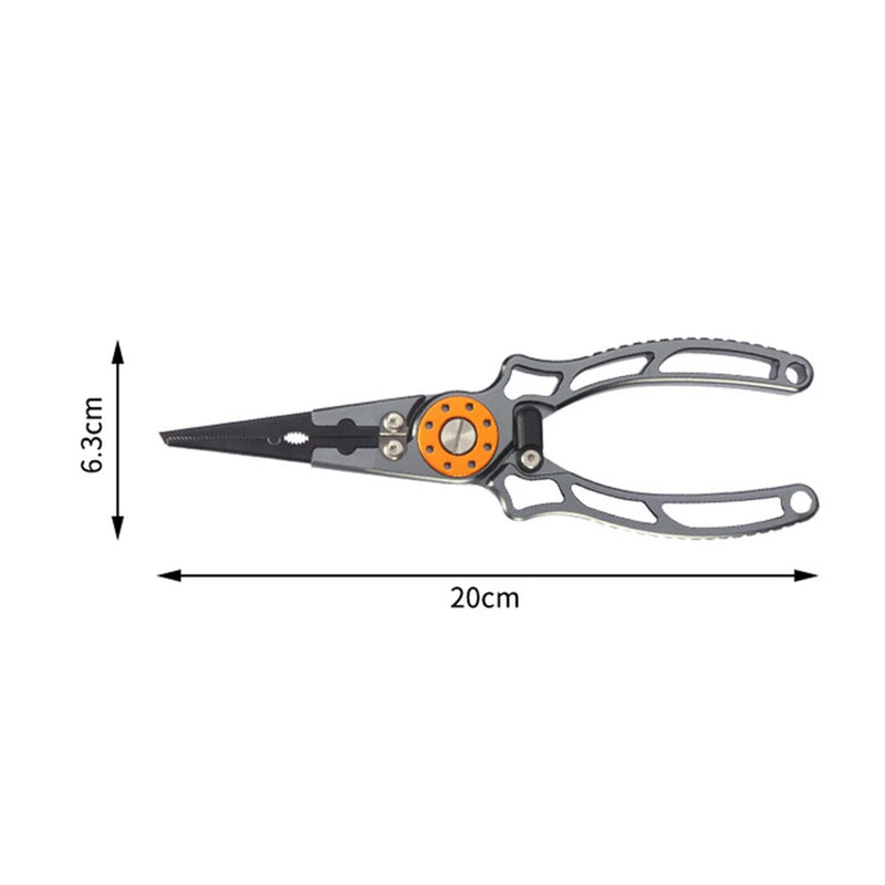 IPRee Aviation Aluminum Wire Pliers Multi-functional Fishing Pliers Outdoor Fishing Tools Fish Control Pliers, and Line Cutting Pliers