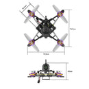 27.1g Flywoo Firefly16 / Firefly18 1S Nano Baby V3 Analog Tiny Ultralight RC FPV Racing Drone BNF with GOKU F405 ERVT 1S 5A 5in1 400mw ELRS AIO