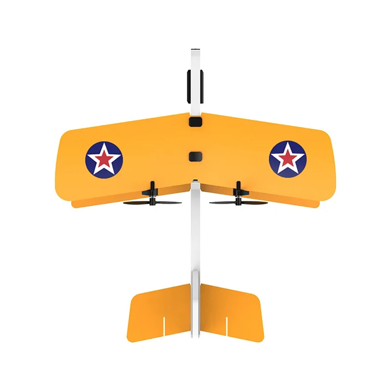 KF801 PT-17 230mm Wingspan 2.4GHz 2CH Gyroscope Stabilization Indoor & Outdoor Mini RC Airplane Glider RTF for Beginner Children Toys