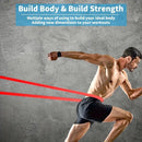 KALOAD 5pc Pull Up Resistance Bands 5-125lbs Assist Exercise Workout Band Set for Fitness Strength Weightlifting and Powerlifting- Stretch Mobility Assistance Bands at Home Gym/Crossfit Training