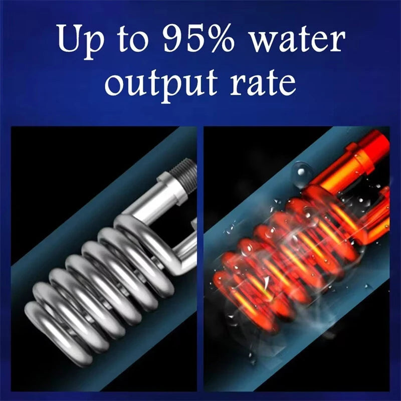 5500W Instant Water Heater 110V/220V Portable Electric Heaters for Hot Water Shower Heating Kitchen at Home
