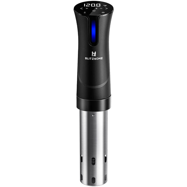BlitzHome SV2209 1100W Sous Vide Cooker APP Control Thermal Immersion Circulator Machine with Digital LED Display Time and Temperature Control