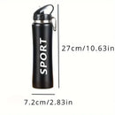 IPRee 600ml Double Wall Stainless Steel Insulated Sports Water Bottle, Leakproof Portable Vacuum Flask for Outdoor Hiking