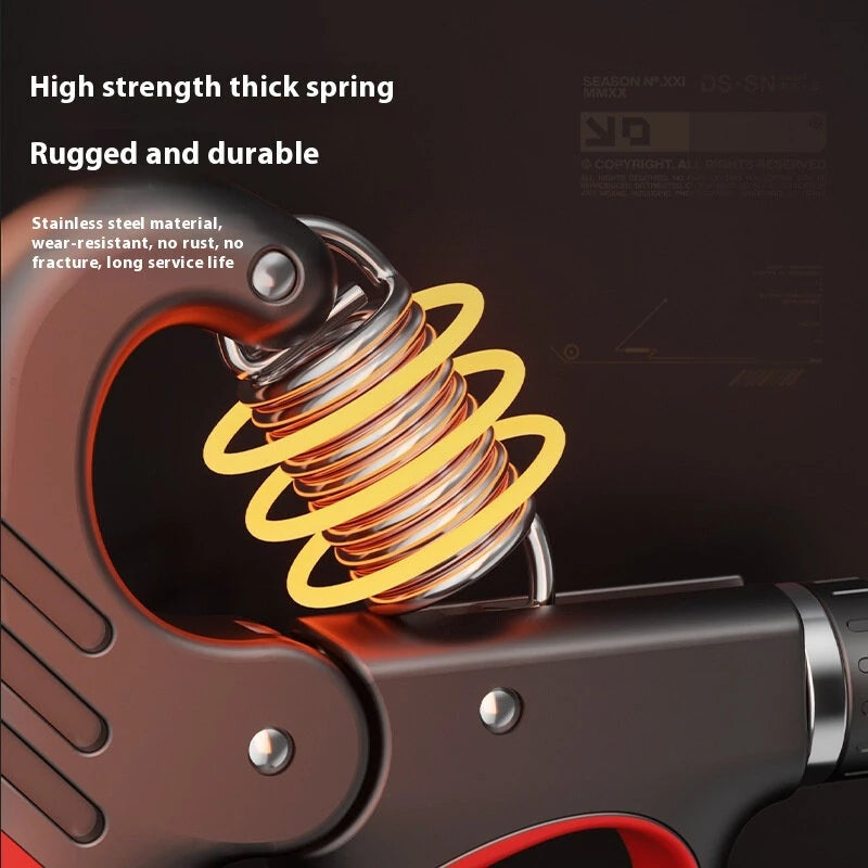 KALOAD 5-100KG Adjustable Hand Grip Strength Trainer Mechanical Counter Forearm Exerciser Power Strengthener for Gym Fitness Equipment with Counting Function