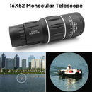 IPRee 16x52 Monoculars HD Powerful Long Distance Field of View Image Stabilization Waterproof For Wildlife Observation Hiking
