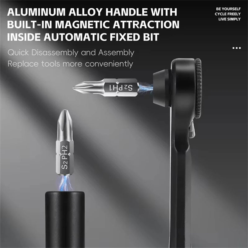 WEST BIKING Portable Bicycle Repair Tool Kit with Ratchet Wrench Tyre Lever Magnetic Screwdriver Allen Keys Multi-Tool Box