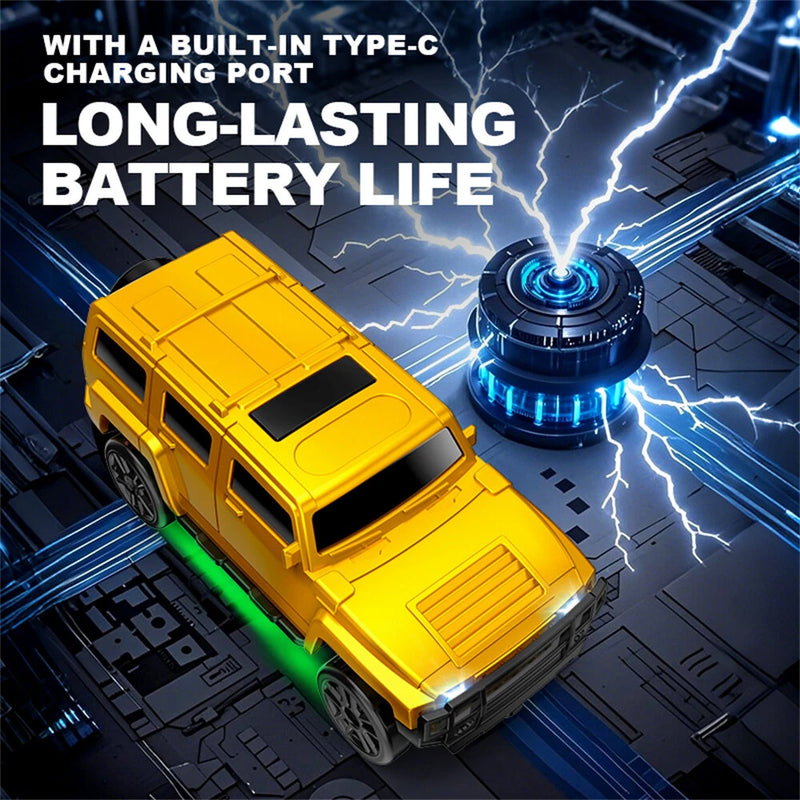 WSD E86 E87 RTR 1/64 2.4G 4WD Drift RC Car SUV Mini Race LED Light Two Speed Full Scale Radio Control High-Speed Motor On-Road Racing Vehicle Model Boys Gifts Toys