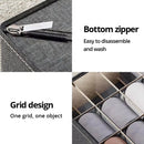 1PC 6/7/20 Grid Underwear Storage Box Socks Underwear Storage Drawer Division Multifunction Ale Household Wardrobe Classification