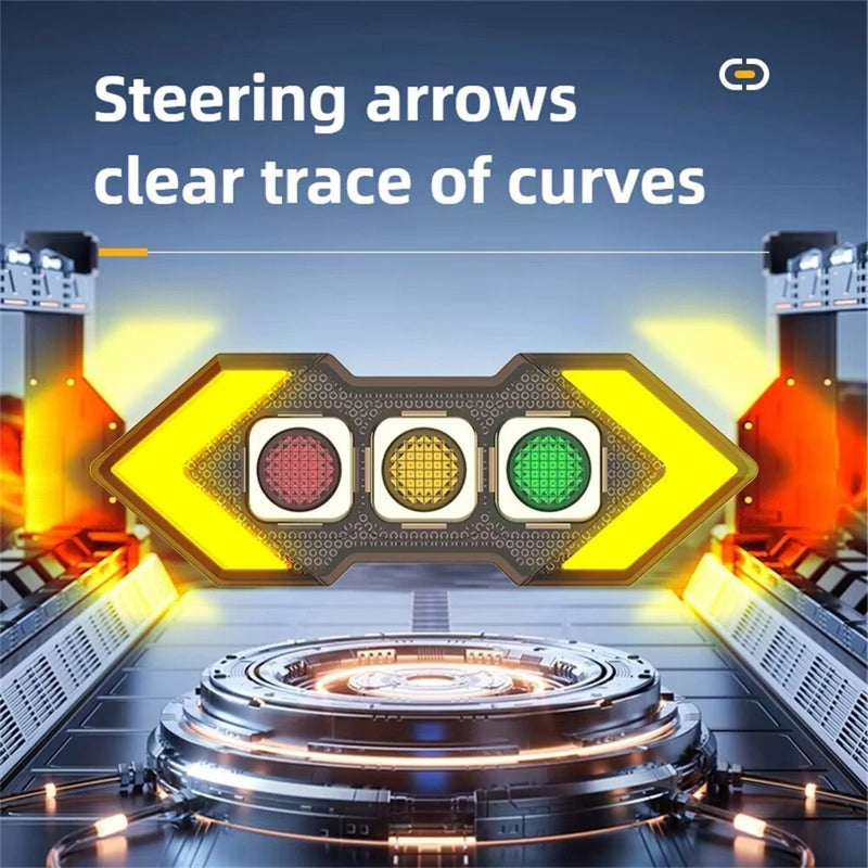 BIKIGHT Wireless Remote Control Left Right Turn Signals Bicycle Taillight Intelligent Brake Sensing Safety Warning Cycling Light Type-C Charging Bike Rear Lights for MTB Night Riding