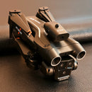 XKJ K9MAX Three Camera WiFi FPV with 4K 3 Lens Electric Adjustment 360 Obstacle Avoidance Optical Flow Positioning Foldable RC Drone Quadcopter RTF