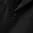 INCERUN Men Casual Blazer Design Cutoff Fashion Suits Outwear Men Solid Color Lapel Long Sleeve Blazer Tops for Men