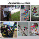 Excellway ET20 10Pcs 2 Pins Spring Lever Terminal Block Electric Cable Wire Connector