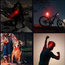 2023 New A08 Bike Taillight Red LED Super Brightness IPX5 Waterproof 3 Light Modes Bicycle Flashlight for Night Cycling