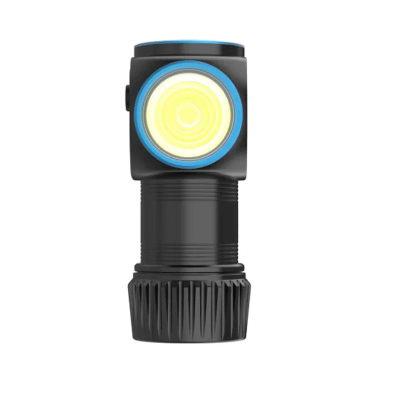 CYANSKY HS3R 1100lm Mini L-Shaped Multifunctional Rechargeable Headlamp with Red Light Lightweight USB-C Rechargeable Flashlight for Outdoor Sports Industrial Work Repairand Camping