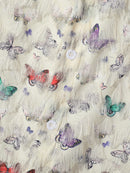 INCERUN Mens Shirt Butterflies Print Tassel Shirts Fashion Party Long Sleeve Lapel Top Summer Casual Male Clothing Shirts